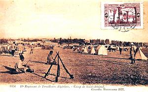 SAINT-ARNAUD - CAMP DES TIRAILLEURS - MANOEUVRES 1922